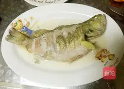 Illustration of how to make steamed seabass with lemon flavor 7