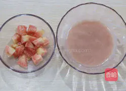 Illustration of how to make fried peaches 13