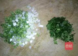 Illustration of how to make noodle pancakes 2