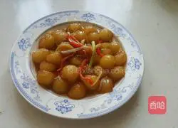 Illustration of braised winter melon balls 8