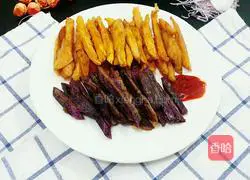 Illustration of how to make French fries 12