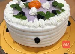 Chocolate blueberry cake recipe 1