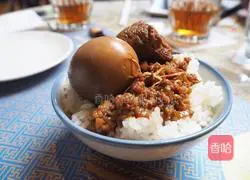 Illustration of how to make braised pork rice with mushrooms 6