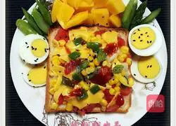 Bread and vegetable pizza recipe 5