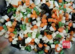 Illustration of how to make steamed oats noodles at a farmhouse 4