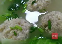 Illustration of how to make tofu dumpling soup 13