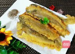 Illustration of how to make salt and pepper yellow croaker 10