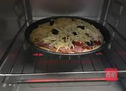 Kuaishou ham pizza recipe illustration 7