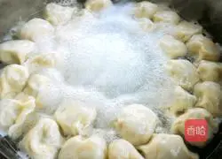 Illustration of how to make pork and leek dumplings 16