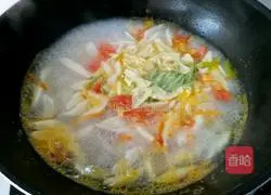 Illustration of how to make scissor noodles 14