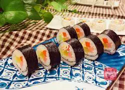 Tuna sushi recipe illustration 15