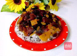 Illustration of how to make eight-treasure rice 11