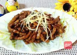 Illustration of how to make Qianjiang shredded pork 10