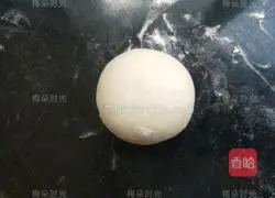 Illustration of how to make flower bean paste bread 12