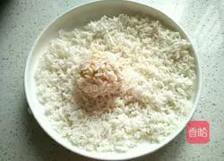 Illustration of how to make glutinous rice assorted rice balls 10