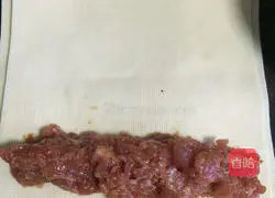 Illustration of how to make thousands of meat rolls 5