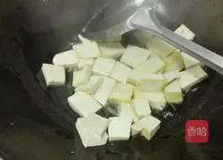 Illustration of how to make green vegetables and tofu 5