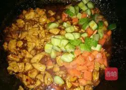 Stir-fried diced chicken in sauce ~ New Year's Eve dinner recipe 13