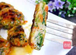 Illustration of how to make pan-fried chicken cake 21