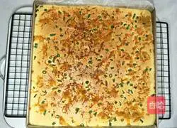 Illustration of how to make sea salt, chive and meat floss cake rolls 14