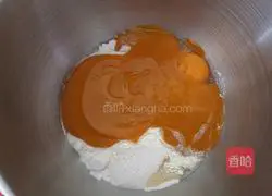 Illustration of how to make pumpkin meal buns 3
