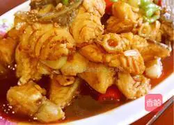 Illustration of braised herring segments 5