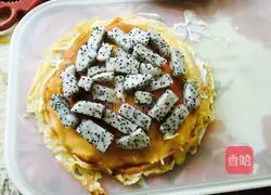 Durian Mango Layer Cake & Pancake Recipe Illustration 9