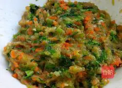 Fried chicken Illustration of how to make cakes 12