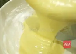 Illustration of how to make chiffon cake 11