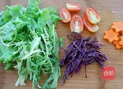 Illustration of how to make vegetable salad for weight loss 2