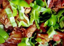 Illustration of how to make green pepper chicken 6