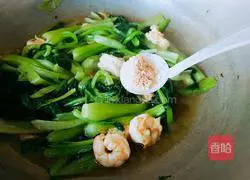 Illustration of how to make shrimp and rapeseed 10