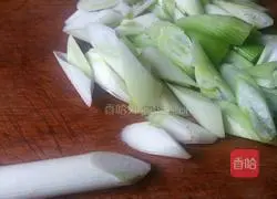 Illustration of how to make fried mutton slices with green onions 3