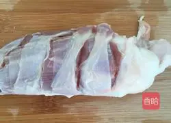 Illustration of home-style oven roasted leg of lamb 2