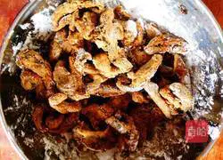 Illustration of how to make fried shredded eels 4