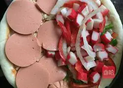 Illustration of how to make double pizza 4