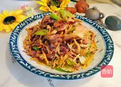 Illustration of how to make farm preserved meat 1