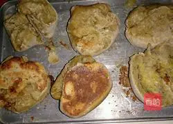 Illustration of how to make banana rice bread 7