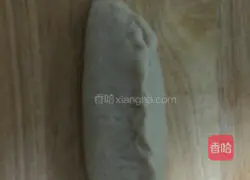 Illustration of how to make leaf bean paste bread 12