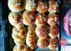 Illustration of how to make milk-flavored buns 8