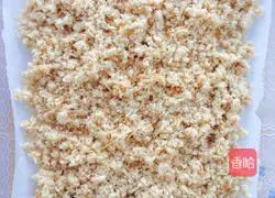 Illustration of how to make meat floss (bread machine version) 8