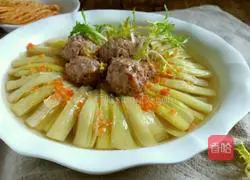 Illustration of how to make cypress meatballs 12