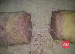 Illustration of how to make Haakon bread (stuffed sweet potato and fish paste) 5