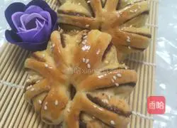 Illustration of how to make bean paste bread 11 