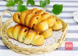 Illustration of how to make raisin rolls (medium type) 14