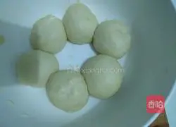 Illustration of how to make bean paste bread 2