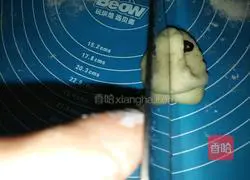 How to make love honey bean buns 9