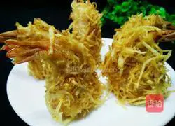 Illustration of how to make golden salad with anchovy shrimp 18