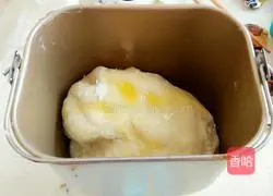 Illustration of how to make bean paste bread 2