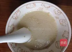 Illustration of how to make butter-free meat floss bread 4